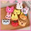 MYPANDA 10 Cái Hoạt Hình Sang Trọng Búp Bê Phụ Kiện Đầu Động Vật Dễ Thương Đồ Chơi Nhồi Bông Túi Giày Sos Phụ Kiện Phong Cách Ngẫu Nhiên Quà Tặng Trẻ Em.