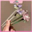 MYPANDA Thời Trang Hình Chữ U Kẹp Tóc Hoa Acrylic Tóc Sti Chopstis Kẹp Tóc Trung Quốc Mũ Đội Đầu Cưới Trang Sức Phụ Kiện Tóc.