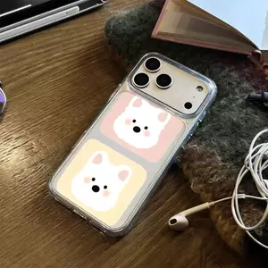Đầu chó Đối với iPhone 1715 Case 16P Mới 1413 Mềm 12 Jane Big Hole
