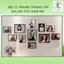 "Bộ 11 Tranh Decor Salon Tóc Nam Nữ - Trang Trí Dán Tường Không Cần Khoan, Kèm Băng Keo Tiện Lợi"