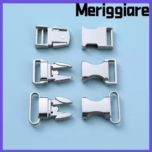 Khóa túi MERIGGIARE, Khóa tháo rời hợp kim kẽm 13mm / 15mm / 19mm / 20mm / 25mm, Khóa khai thác vải phần cứng Bộ phận dụng cụ ngoài trời
