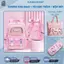 COMBO 3in1 Balo chống gù, chống nước cho bé lớp 1-6 -Kimbunshop3434