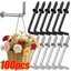 20 / 100 Chiếc Hình Chữ L Vít Móc Đa Năng Tự Khai Thác Treo Tường Móc Nhà Bếp Tủ Góc Phải Khăn Ly Bảo Quản Móc