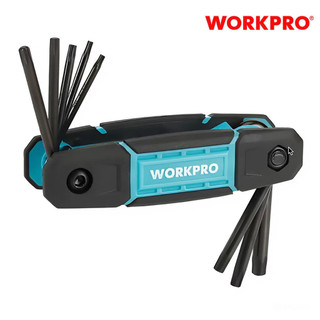 Bộ Lục Giác, Hoa Thị Xếp Nhiều Chi Tiết Bằng Thép CR-V WORKPRO WP222028 WP222030 WP222032 WP222033