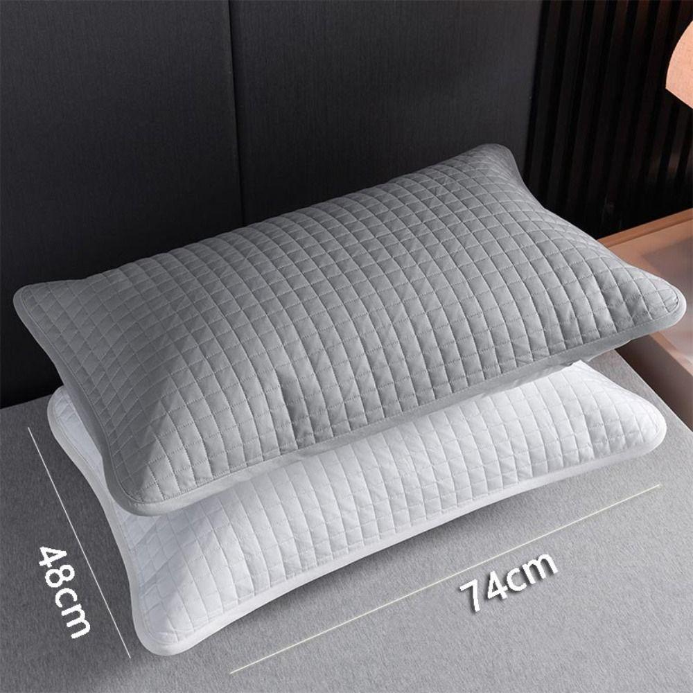 [Vận chuyển nhanh] Tấm bảo vệ gối SIMPLEAID, Vỏ gối Cotton dầu đầu, Chống mồ hôi Chống thấm nước Bảo vệ lõi gối