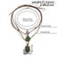 Vòng cổ đính cườm Boho có mặt dây chuyền - Trang sức cổ điển có thể điều chỉnh dành cho nữ