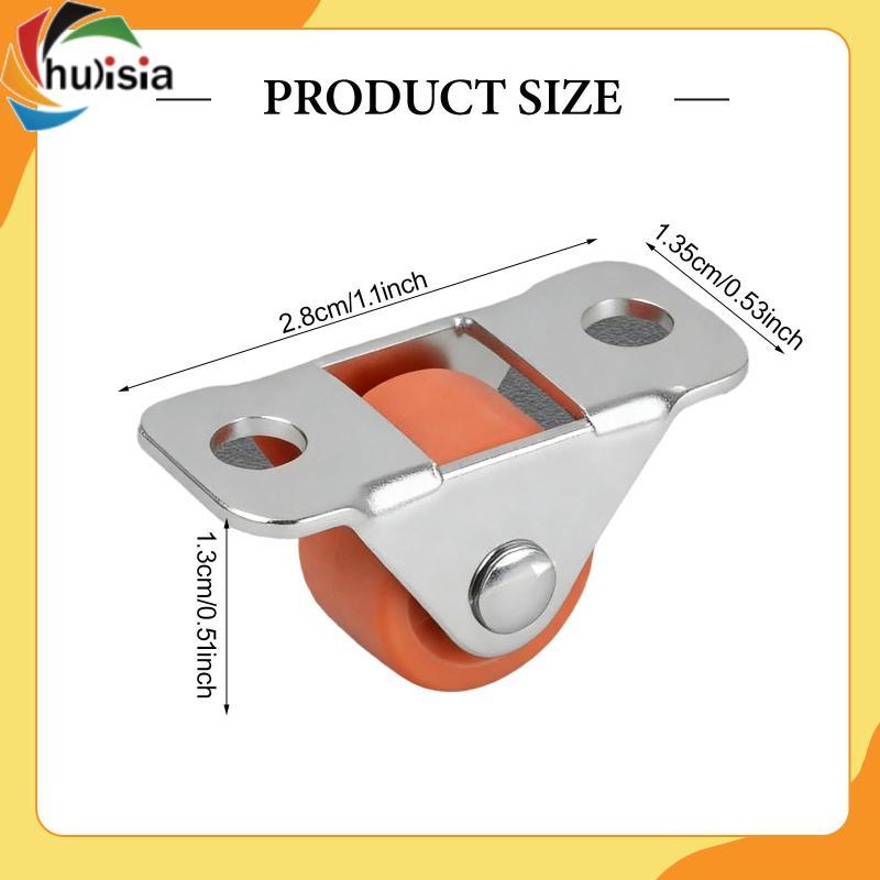 10x Mini Caster Bánh Xe Im Lặng Hạng Nặng Ổn Định Cấu Hình Thấp Bánh Xe Nhỏ Hướng Đơn Cho Thiết Bị Nhỏ Ngăn Kéo Giường Trrundle