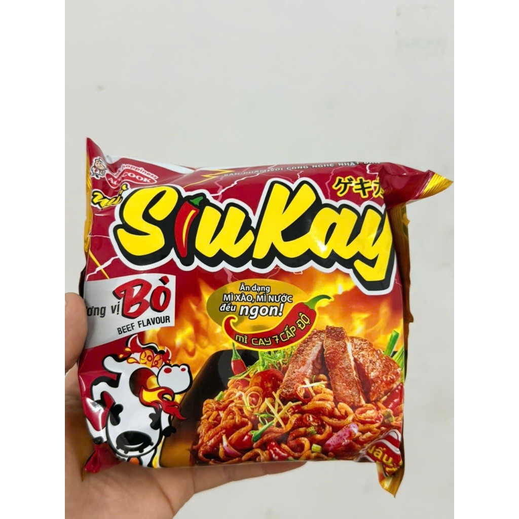 Combo 10 gói Mì SiuKay Vị Bò 127g