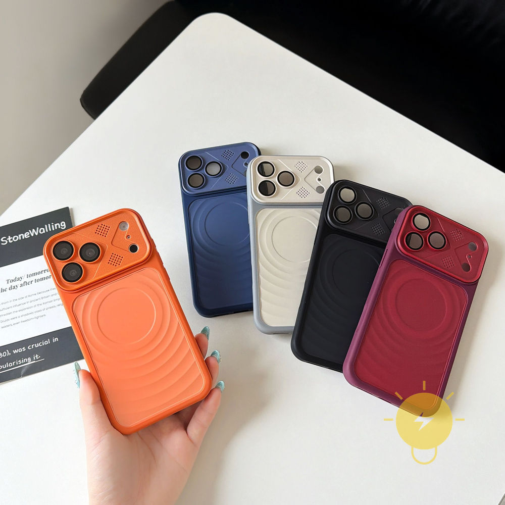Phone Case For iPhone 17 Pro Max Plus 16 15 14 13 12 TPU Magnetic 3D Aesthetic Korean Cute