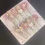 Nguyên Chất Handmade Ba Chiều Cao Cấp Cá Tính Đầy Hoa Đeo Móng Tay Công Nghiệp Nặng Đeo Kính Nhấp Nháy Kim Cương Tính Khí