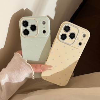 [Sheren] Ốp Điện Thoại Chấm Bi Gió Thích Hợp Cho i17 16 15 14 13 12 11 pro max Vỏ Bảo Vệ Chống Sốc