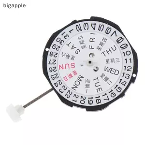 Bigapple SL28 Ba Tay Thạch Anh Chuyển Động Ngày Đồng Hồ Đeo Tay Phần Sửa Chữa Phụ Kiện Hiển Thị Ngày Công Cụ Sửa Chữa Đồng Hồ Cho Đồng Hồ RDG