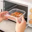 Hộp Bảo Quản Thực Phẩm Nhỏ Tủ Lạnh Thịt Đông Lạnh Rau Củ Hộp Giữ Tươi Nhà Bếp Trong Suốt Hộp Bảo Quản Kín VN
