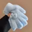 Tweeduj 1 Cặp Mùa Đông Sang Trọng Ấm Áp Thi Găng Tay Nữ Bé Gái Dễ Thương Màu Trơn Găng Tay Nơ Ngọt Ngào Găng Tay Đi Xe Đạp Học Sinh Quà Tặng VN