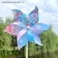 MỚI Xoay Hoa Nhiều Màu Sắc Cối Xay Gió Trẻ Em Pinwheels Đồ Chơi Ngoài Trời Đảng DIY Số Lượng Lớn Trang Trí Sân Vườn SKY