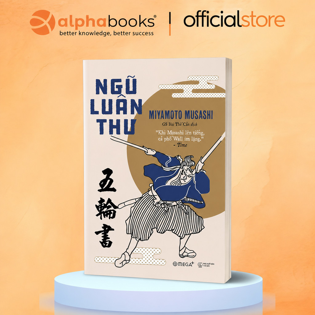 Sách - Ngũ Luân Thư - Binh pháp kinh điển của người Nhật - Miyamoto Musashi - Omega Plus
