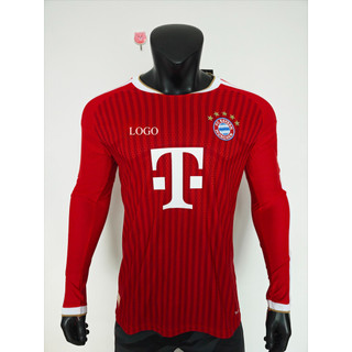 Áo dài tay cầu thủ sân nhà Bayern 2026-27 mới, Tên & Số tùy chỉnh, Vải thoáng khí cao cấp, S-3XL