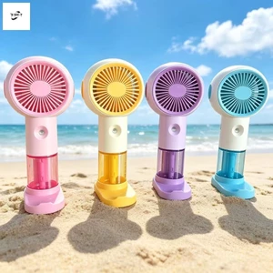Quạt phun sương cầm tay di động — Quạt làm mát và tạo độ ẩm có thể sạc lại USB