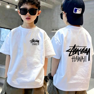 Áo Thun Trẻ Em Unisex In Chữ Thời Trang, Cotton Mềm, Áo Ngắn Tay, Phù Hợp Đi Học & Chơi, Cho Bé 3-12 Tuổi