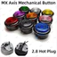 Nút Arcade HITBOX Cơ Khí PYCOU, Khung Đen 2.8mm Nút Arcade ST-M4 Cắm Nóng, Nút Điều Khiển Tương Thích Trục MX Cho Street Fighte 6 Arcade Stick Nâng Cấp