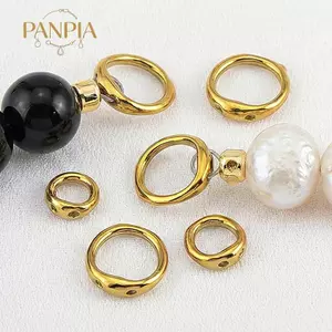 PNPIA- 20 Chiếc Kẹp Thép Không Gỉ 5 6 8 Mm Đầu Nối Trang Sức Bền Đẹp Cho Vòng Tay Làm Phụ Kiện DIY Lý Tưởng Cho Quà Tặng Handmade