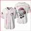 YB1 Hello Kitty Sanrio jersey đồng phục bóng chày mùa hè dáng rộng thoáng khí Áo thun BY1