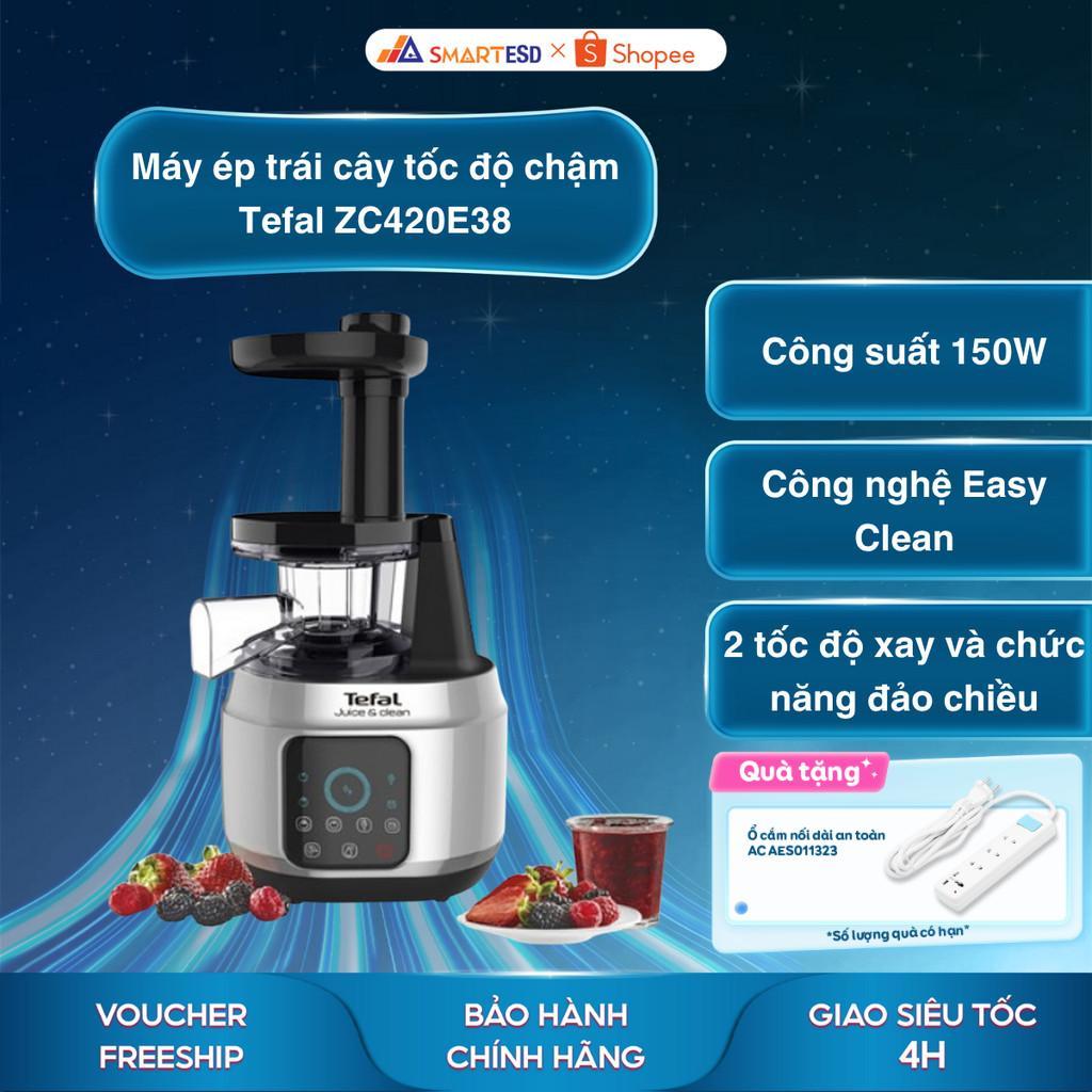 Máy ép trái cây tốc độ chậm Tefal ZC420E38 - Công suất 150W - Bảo hành chính hãng 24 tháng