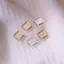 PNPIA- 10 Cái 10 * 15MM Kim Cương Giả Bikini Kết Nối Bule Hợp Kim Dây Chuyền Đồ Bơi Trang Trí Kim Cương Giả Bule DIY Phụ Kiện Trang Sức