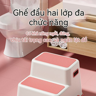 Ghế kê chân đa năng sử dụng kê chân với lấy đồ vật trên cao hoặc kê chân đi vệ sinh