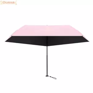 Ô dù đa năng OUSXA, ô chống nắng bằng tay khung 6 ngăn, ô đựng bút chì bảo vệ tia cực nhẹ có thể gập lại