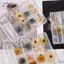 HFTOY 4 / 5 Khoang Đánh Dấu Trang Khuôn Silicon Nhựa Dính Đúc Khuôn Cho DIY Pha Lê Nhựa Epoxy Trang Trí Sách Thủ Công Phụ Kiện ~