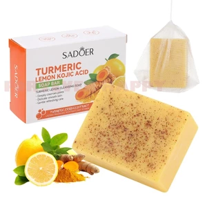 Thanh xà phòng axit Kojic nghệ - Loại bỏ mụn đen ngay cả tông màu da dưỡng ẩm cho mặt và cơ thể