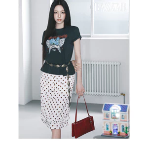 Bán Chấm Hoa Hồng Đồ Họa Cổ Điển In Hình Nữ Cao Cấp 100% Cotton Cổ Tròn Áo Thun Thường Ngày 0602