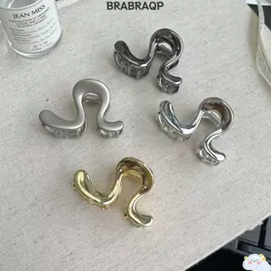 Kẹp Tóc BRARAA, Vuốt Cua Không Đều Phong Cách Hình Học Hợp Kim, Tạo Kiểu Tóc DIY Thanh Lịch Mũ Đội Đầu Đơn Giản Sử Dụng Hàng Ngày