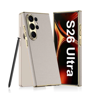 Dành Cho Samsung Galaxy S26Ultra Ốp Lưng Mạ Điện Cong Da Trơn Siêu Mỏng Bao Gồm Chống Rơi S25Ultra