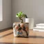 Thiết kế mộc mạc Ấm hoa gốm thô Hình dạng sáng tạo Nồi mọng nước Mini Tiết kiệm không gian cho bệ cửa sổ