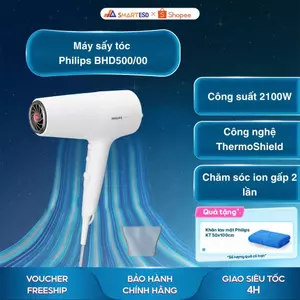 Máy sấy tóc Philips BHD500/00 2100W - Công nghệ ThermoShield - Bảo hành chính hãng 24 tháng