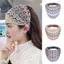 Băng đô lưới sóng PYCOU, Băng đô ren rỗng đầy màu sắc chống trượt, Tính khí phong cách Hàn Quốc Nhẹ bên rộng quấn đầu