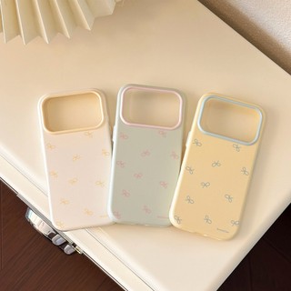 [Sheren] Ốp điện thoại nơ đơn giản kiểu dáng ins Thích hợp cho i17 16 15 14 13 12 11 pro max Vỏ bảo vệ chống sốc
