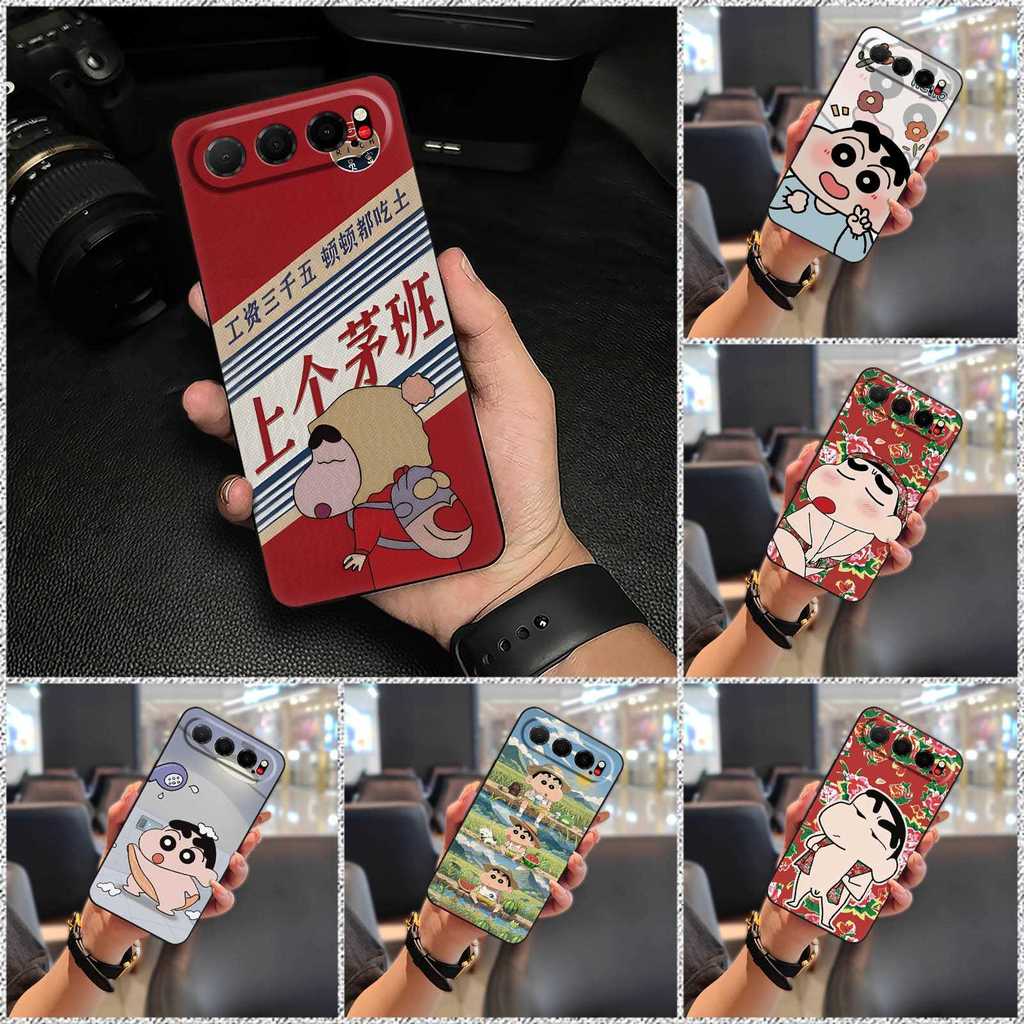 Ốp lưng silicon TPU bền cho ZTE Nubia Air, thiết kế hoạt hình Graffiti, bảo vệ chống va đập, chống bụi bẩn
