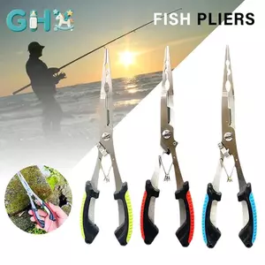 GHX Kìm Cá Đa Năng Công Thái Học Chống Trơn Trượt Cắt Dây Câu Cá Móc Kìm Dụng Cụ Ngoài Trời Cắt Dòng VN