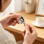 Mới Gấp Móc Khóa Cắt Móng Tay Mini Di Động Cắt Móng Tay Hộ Gia Đình Nhỏ Gọn Cắt Móng Tay Dụng Cụ Làm Móng Tay