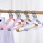 Mya 10 Chiếc Người Lớn Trẻ Em Kim Loại Thanh treo móc quần áo Có Lớp Phủ Nhựa Phù Hợp Với Áo Phơi Giá Đỡ Móc Chống Trơn Trượt Đầm Hol