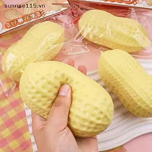 SSVN Mô Phỏng Đậu Phộng Phục Hồi Chậm Chiếu Bóng Đồ Chơi Đàn Áp Dễ Thương Giảm Căng Thẳng Thông Hơi Hình Cầu Bột Bóng Đồ Chơi.
