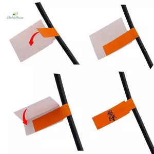 150 Cái / 5 Tờ Nhãn Cáp Dây Đánh Dấu Mạng Chống Thấm Nước Laser Stier Thẻ mới