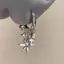 Bông tai tua rua hình ngôi sao bạc ZK Blue Zircon dành cho nữ, Quà tặng trang sức Y2K VN