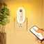Đèn ngủ LED WANYEDI, Đèn ngủ có thể điều chỉnh độ sáng cắm vào, Tiết kiệm năng lượng treo tường di động với đèn đầu giường điều khiển từ xa
