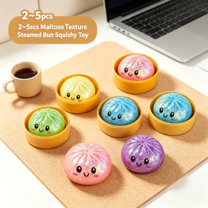 Màu Hỗn Hợp Ngẫu Nhiên Giả Dim Sum Squishy Đồ Chơi 5cm Bóng Maltose Lấp Lánh Bên Trong Miễn Phí Phù Hợp Với Hấp Mềm Mại Chậm Phục Hồi Chống Căng Thẳng Trang Trí Văn Phòng Phẩm