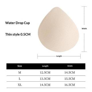 Strongaroetrtomj Áo Ngực Mềm Thoáng Khí Chèn Miếng Lót Hình Tam Giác Giọt Nước 4 Kích Cỡ Cho Áo Ngực Thể Thao Đồ Bơi VN