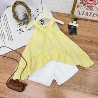 S225-[tomnaukids] Set áo cổ yếm phối quần cho bé gái size từ 8-30Kg